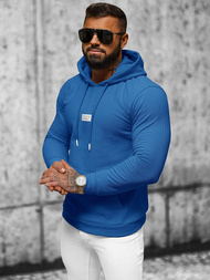 Ανδρικό Φούτερ με Κουκούλα mπλε OZONEE O/TB2216