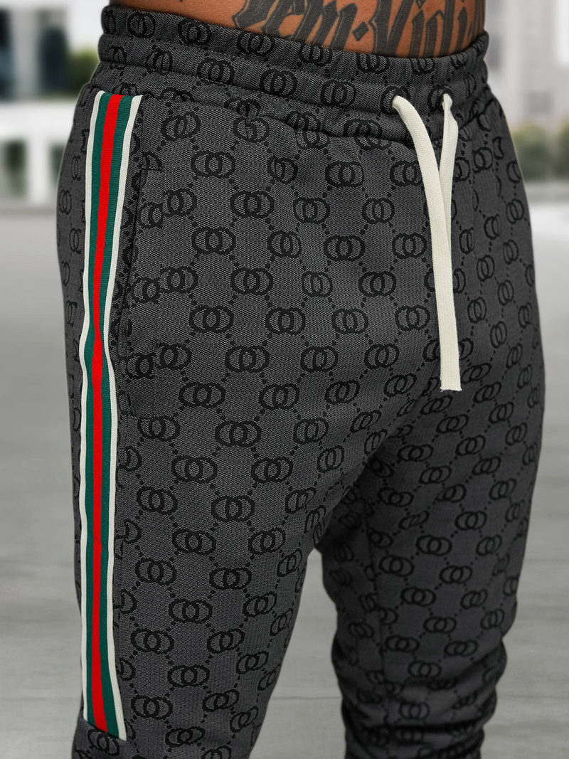 Ανδρικό σετ φόρμας μαύρο OZONEE O/FF5111AB