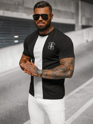 Ανδρικό μπλουζάκι μαύρο OZONEE O/L1184