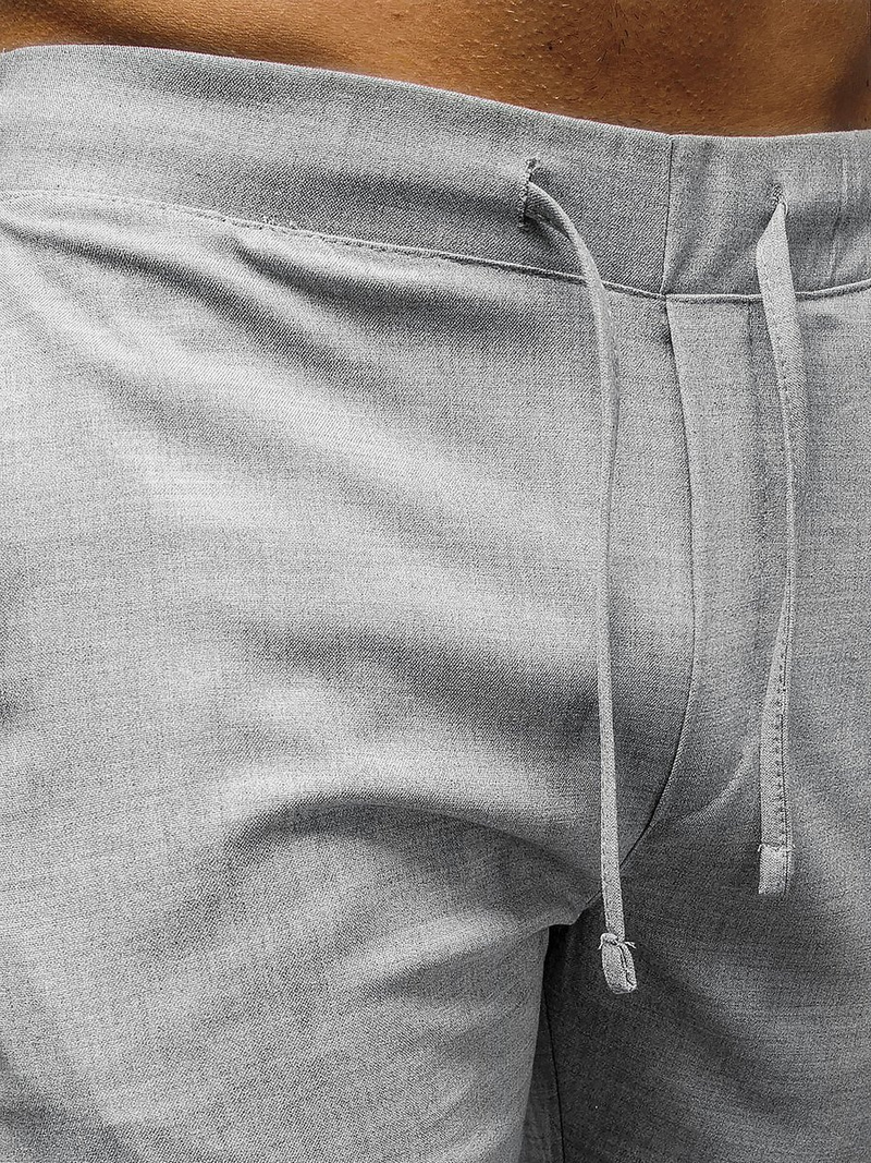 Ανδρικό σόρτς chino jogger γκρι OZONEE DJ/5539