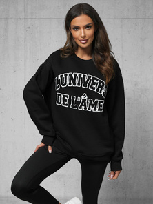 φούτερ μαύρο OZONEE O/SWE23055