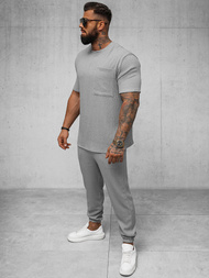 Ανδρικό μπλουζάκι Γκρί OZONEE O/Y960T