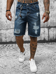 Ανδρικό σόρτς τζιν Σκούρο μπλε OZONEE DP/174