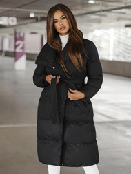 Γυναικείο χειμερινό μπουφάν μαύρο OZONEE JS/M737/392Z