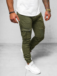 Ανδρικό παντελόνι jogger πράσινο OZONEE O/E6979J
