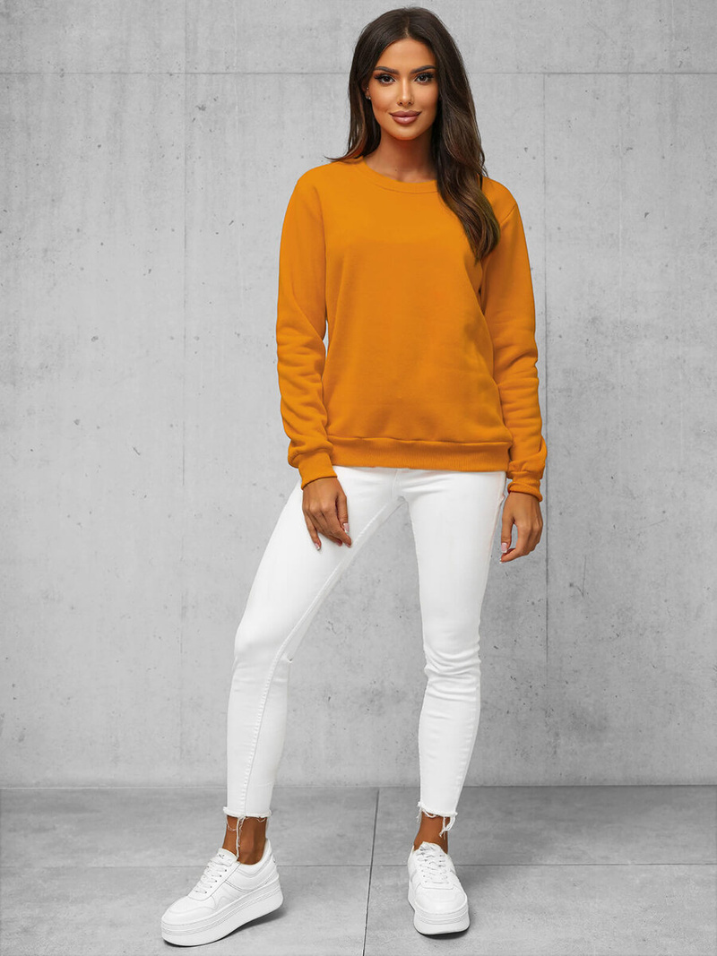 Γυναικείο φούτερ κάμελ OZONEE JS/W01Z