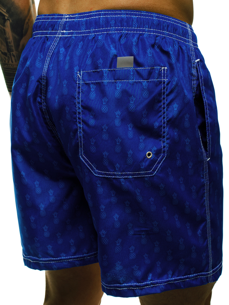 Ανδρικό μαγιό μπλε κοβαλτίου OZONEE JS/ST021