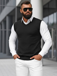 Ανδρικό πουλόβερ μαύρο OZONEE NB/MM6005/4Z