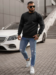 Ανδρικό Φούτερ μαύρο OZONEE JS/8B1358/3