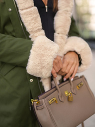 Γυναικείο χειμερινό μπουφάν Πράσινος OZONEE JS/M763/136Z