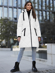 Γυναικείο μπουφάν λευκό OZONEE JS/5M3168/281