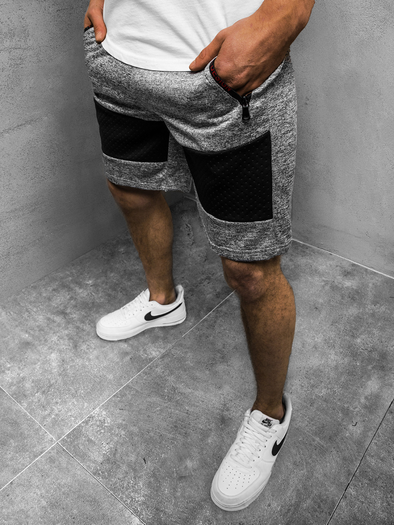 Ανδρικό σόρτς γκρι OZONEE JS/KS2511Z