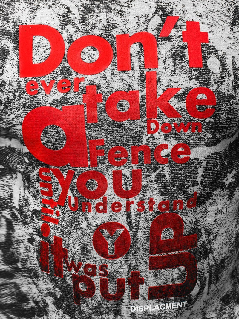 Ανδρικό Φούτερ γκρι OZONEE JS/DD677Z