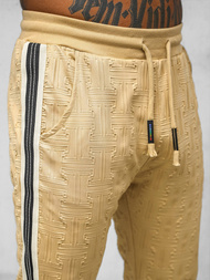 Ανδρικό σετ φόρμας mπεζ OZONEE O/3C101/2