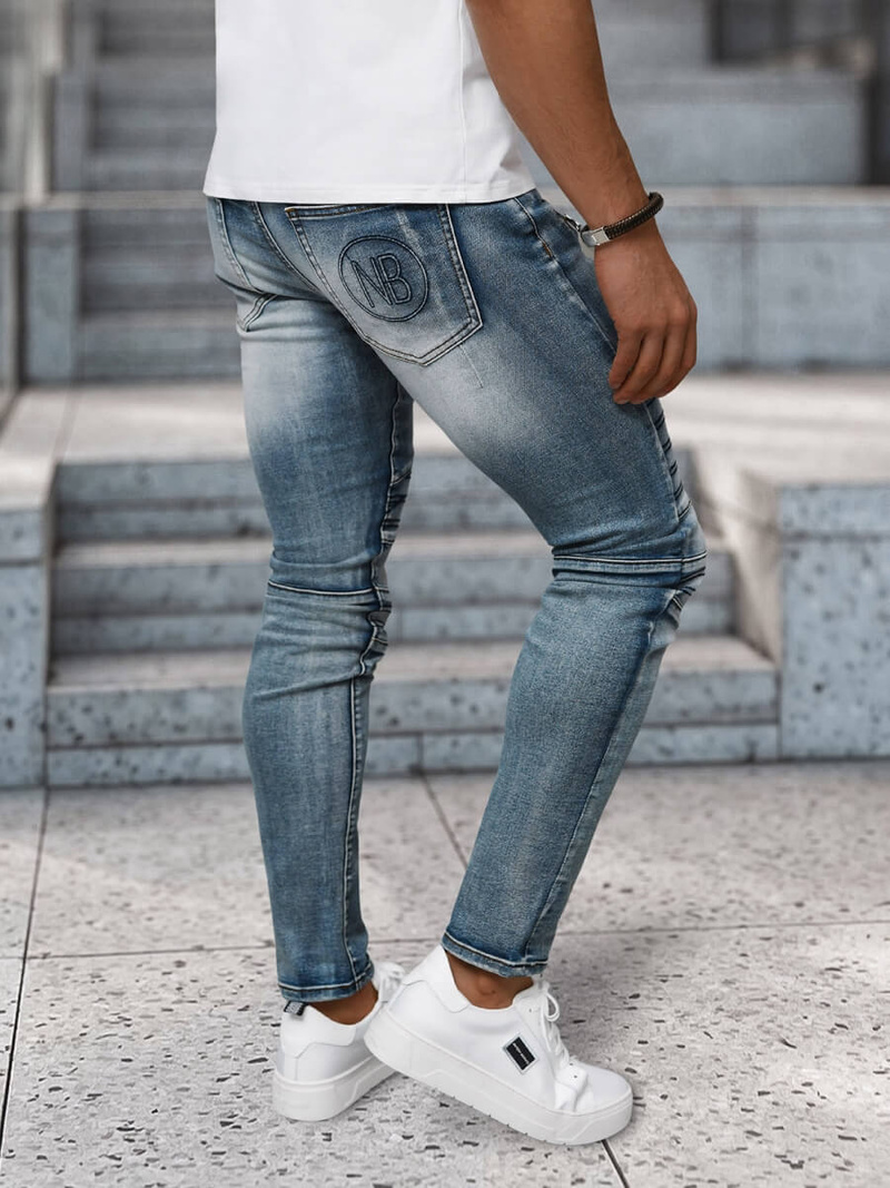 Ανδρικό τζιν παντελόνι μπλε OZONEE NB/MP0094BSZ