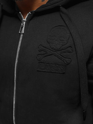 Ανδρικό Φούτερ με kουκούλα μαύρο OZONEE NB/MF2003