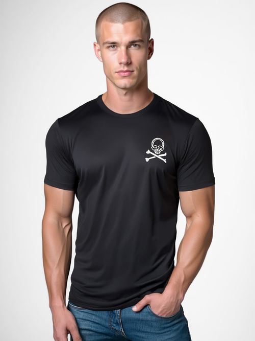 Ανδρικό μπλουζάκι μαύρο OZONEE NB/MT3066Z