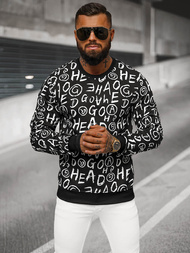 Ανδρικό Φούτερ Mαύρος OZONEE JS/8B1221/3