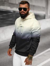 Ανδρικό Φούτερ με kουκούλα Λευκό και άσπρο OZONEE JS/27B6501/155