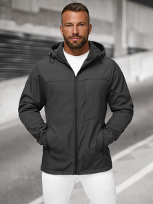 Ανδρικό μπουφάν softshell γραφίτη OZONEE JS/27B6523/5