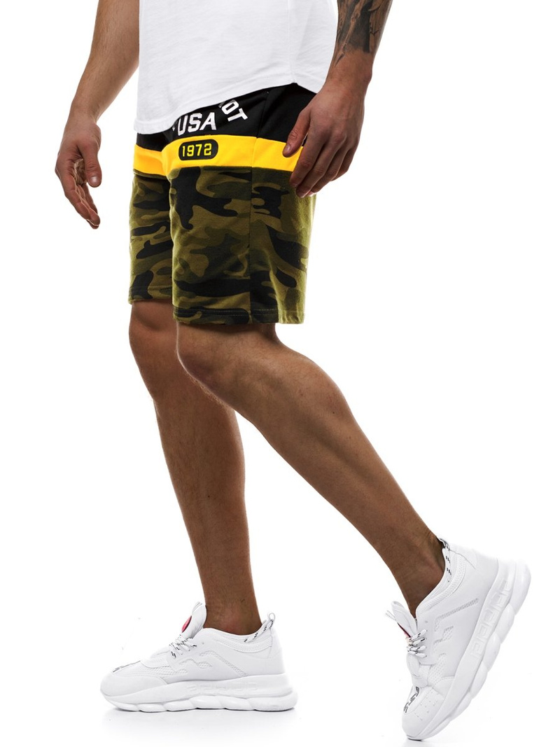 Ανδρικό σόρτς πράσινο OZONEE JS/KK300157