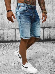 Ανδρικό σόρτς τζιν μπλε OZONEE O/19300