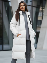 Γυναικείο μπουφάν λευκό OZONEE JS/5M3163/281Z