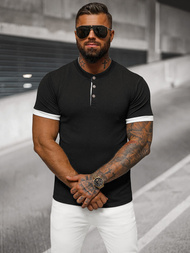 Ανδρικό μπλουζάκι μαύρο OZONEE O/M011