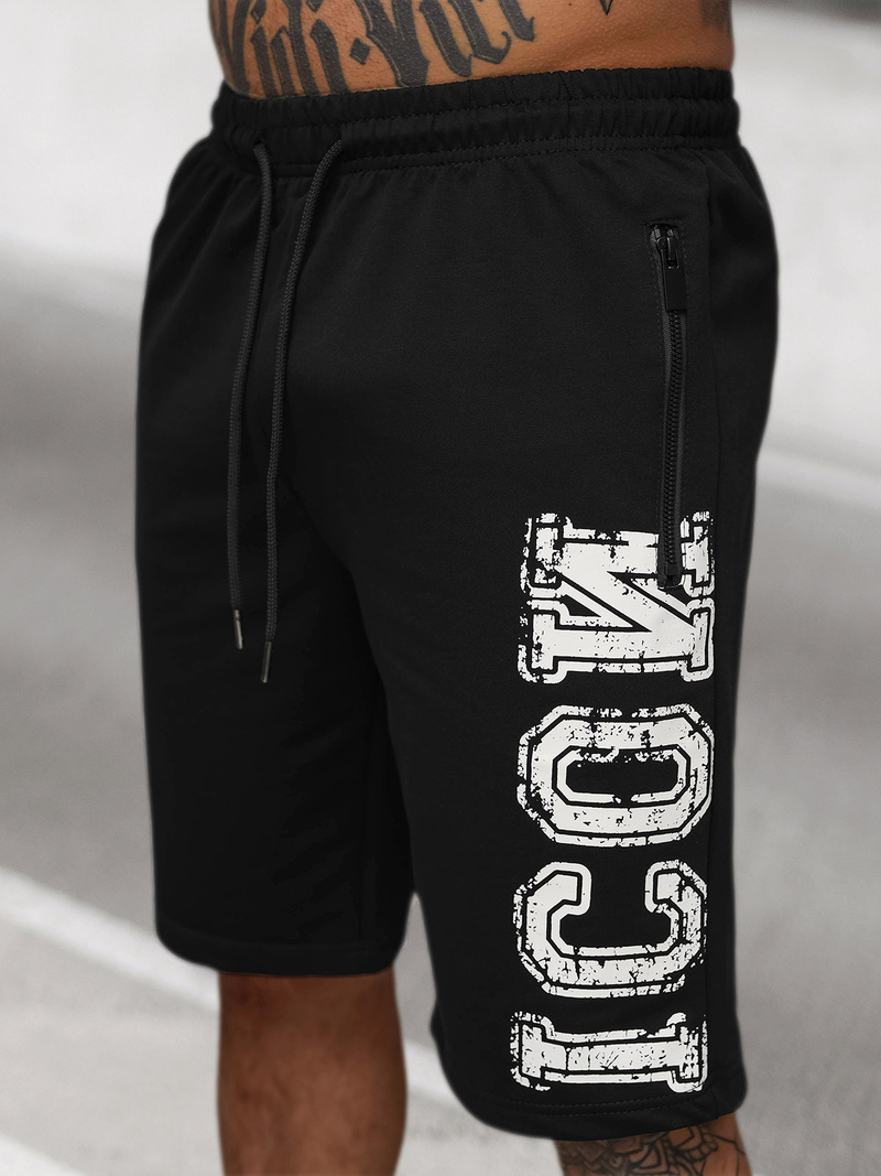 Ανδρικό σετ φόρμας μαύρο OZONEE JS/27C6531/3