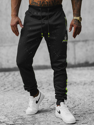 Ανδρικό παντελόνι φόρμας μαύρο OZONEE JS/K10232Z