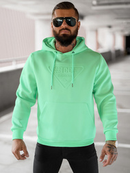 Ανδρικό Φούτερ με Κουκούλα mέντα OZONEE JS/27B6500/70Z