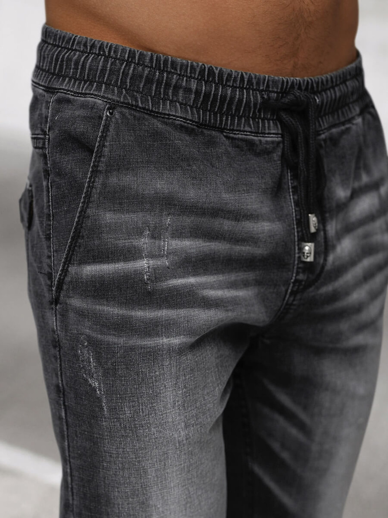 Ανδρικό παντελόνι jogger mαύρος OZONEE NB/MP0135N