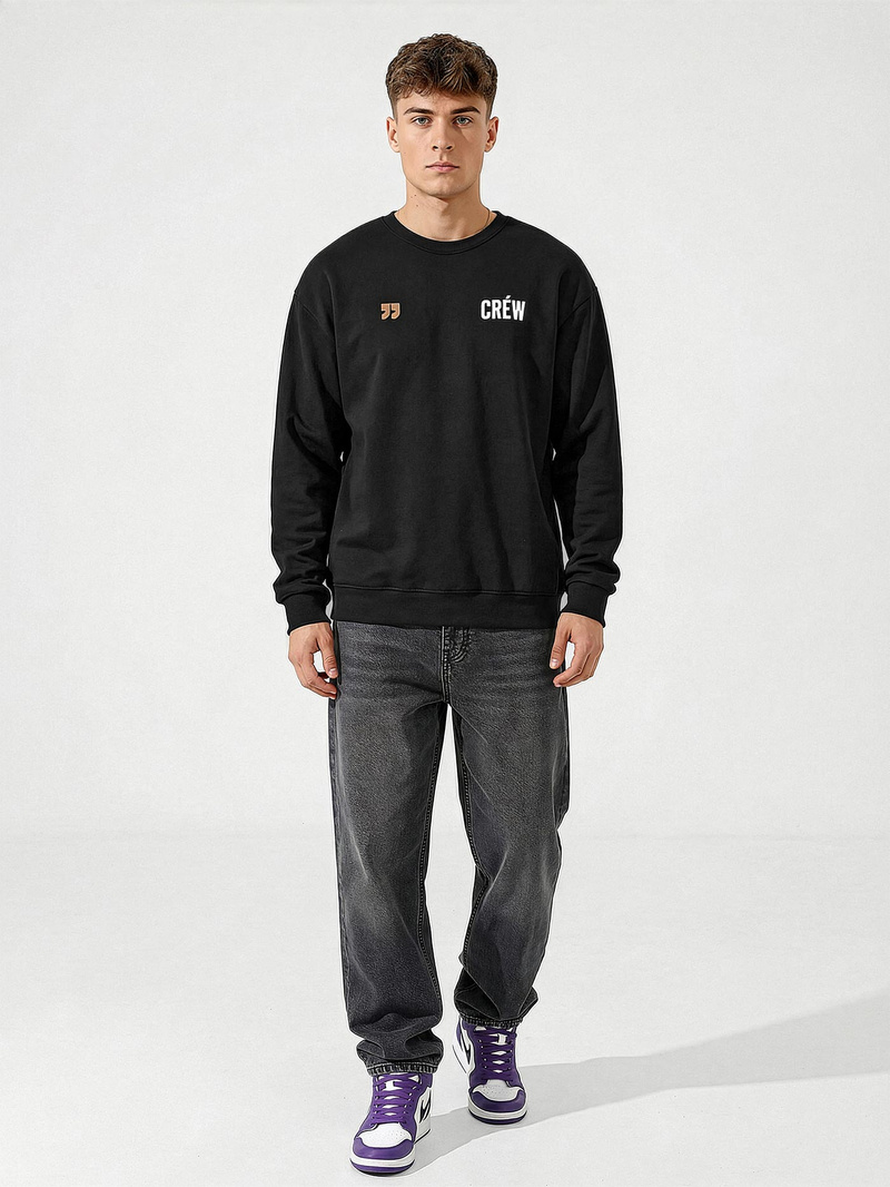 Ανδρικό Φούτερ μαύρο OZONEE JS/65B3917/3Z