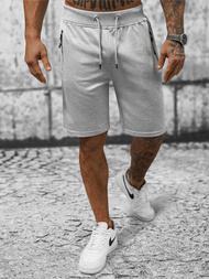 Ανδρικό σόρτς φόρμας γκρι OZONEE JS/8K296