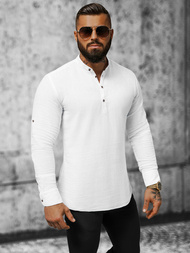 Ανδρικό πουκάμισο λευκό OZONEE O/V31