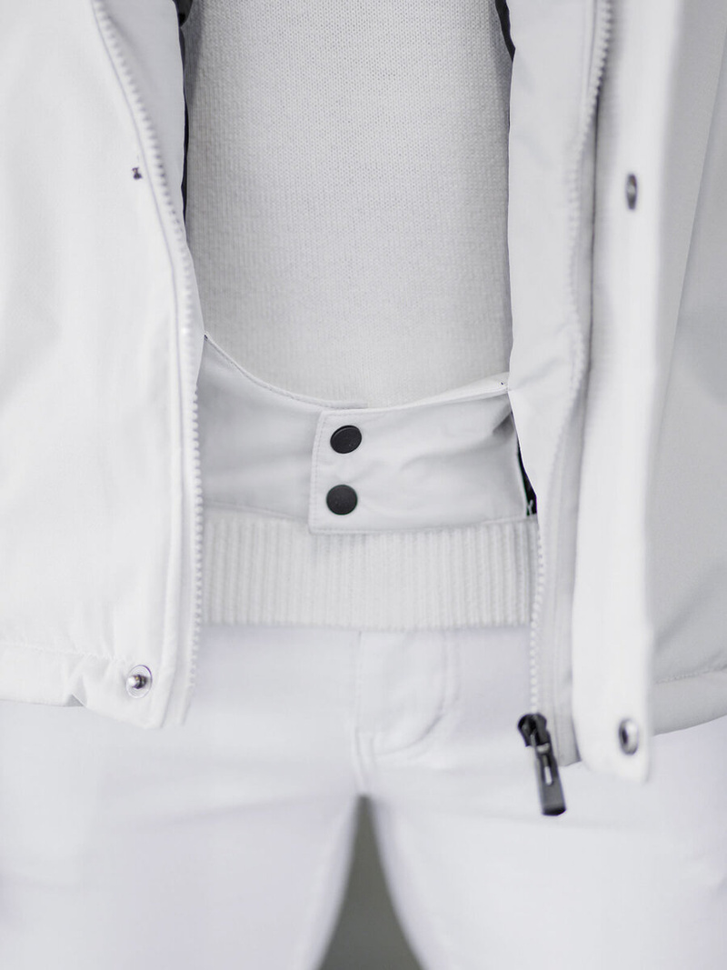 Ανδρικό χειμερινό μπουφάν ανοιχτό-γκρι OZONEE JS/91M9906/280