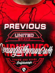 Ανδρικό μπλουζάκι Κόκκινο OZONEE JS/SS10962