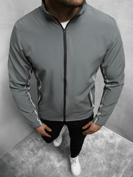 Ανδρικό μπουφάν γκρι OZONEE JS/M10303