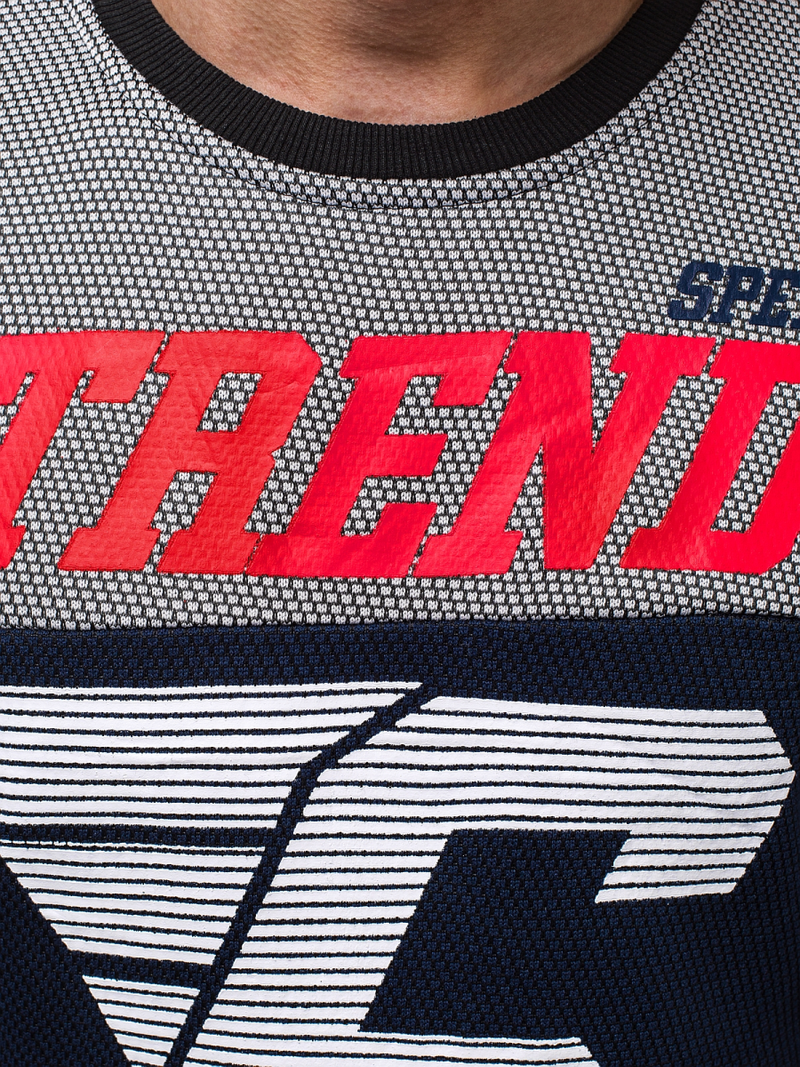 Ανδρικό Φούτερ ναυτικό μπλε OZONEE JS/DD752Z