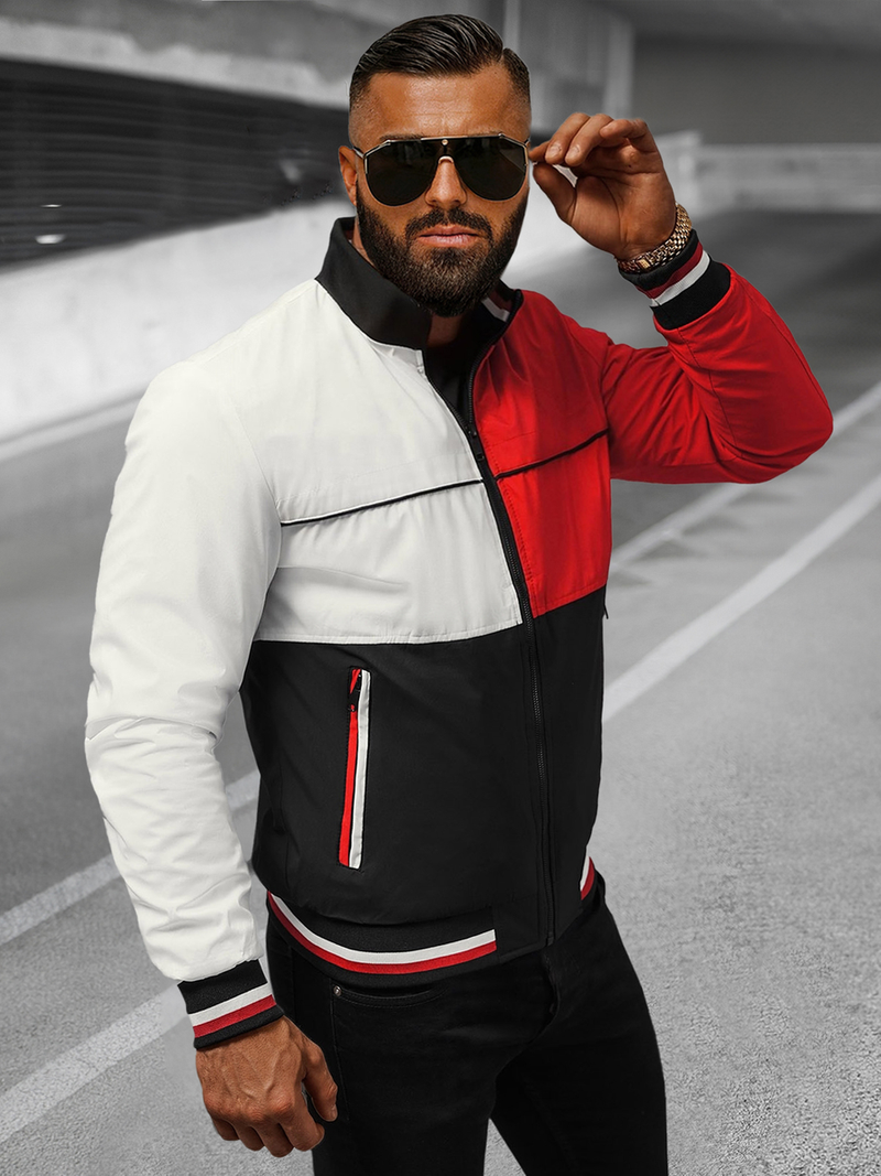 Ανδρικό χειμερινό μπουφάν μαύρο OZONEE JS/84M3003/392