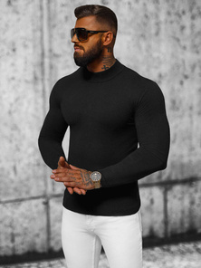 Ανδρικό πουλόβερ μαύρο OZONEE NB/MMB603/4Z