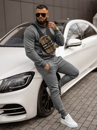 Ανδρικό σετ φόρμας μαύρο OZONEE JS/68C10385/3Z