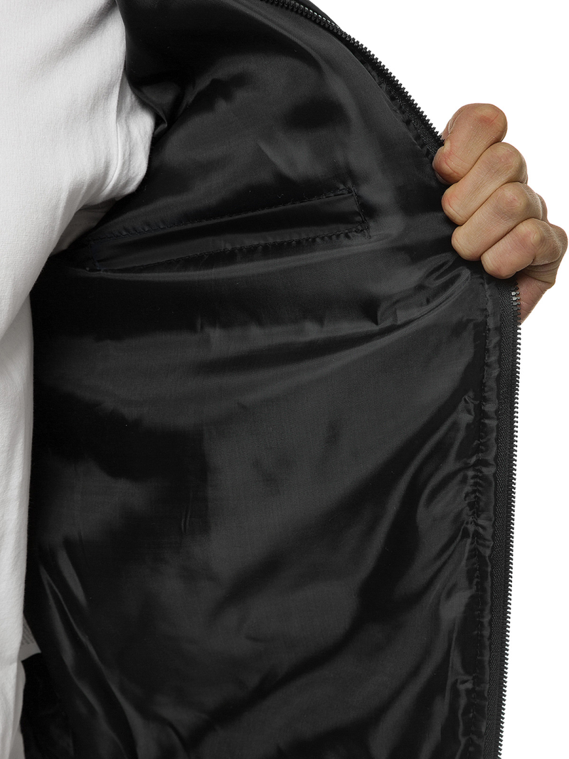 Ανδρικό μπουφάν μαύρο OZONEE JS/MY22Z