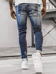 Ανδρικό τζιν παντελόνι μπλε OZONEE G/1049