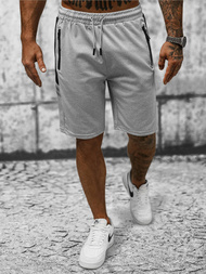 Ανδρικό σόρτς φόρμας γκρι OZONEE JS/8K280