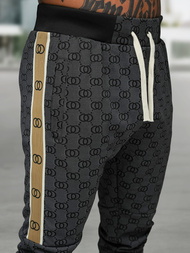 Ανδρικό σετ φόρμας μαύρο OZONEE O/FF5110AB