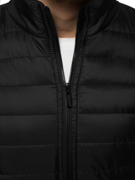 Ανδρικό μπουφάν μαύρο OZONEE JS/MY22Z