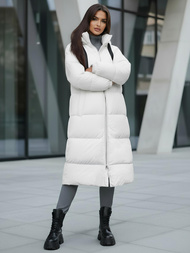 Γυναικείο μπουφάν λευκό OZONEE JS/5M3163/281Z