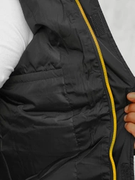 Ανδρικό χειμερινό μπουφάν mαύρος OZONEE JS/M806/392