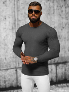 Ανδρικό πουλόβερ Γραφίτης OZONEE NB/MMB602/3Z